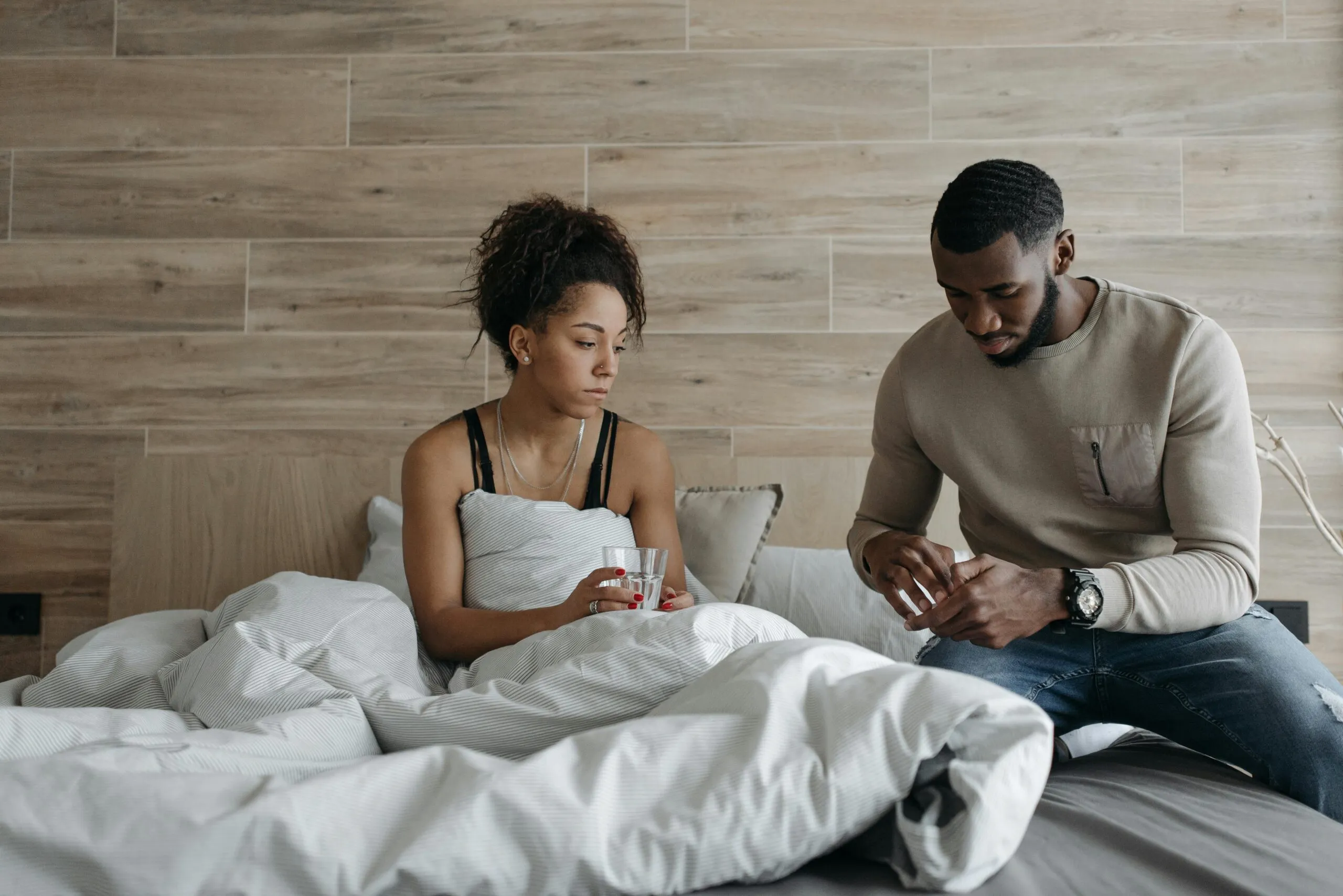 Couple offering comfort to each other representing empathy and emotional safety in betrayal trauma healing